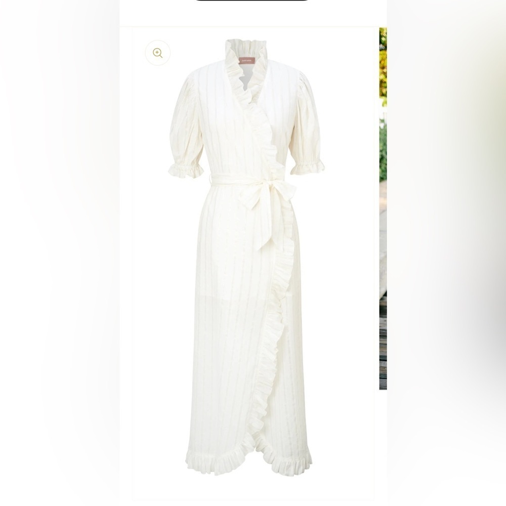Kate Leigh Railroad Wrap Dress - Picture 1 of 14